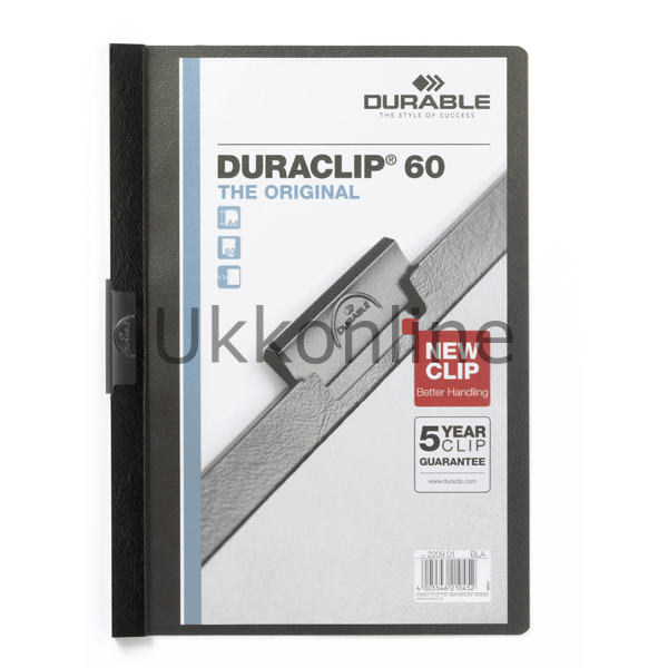 UMUR DURACLİP SIRTTAN SIKIŞTIRMA DOSYA 60Sf SİYAH