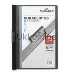 UMUR DURACLİP SIRTTAN SIKIŞTIRMA DOSYA 60Sf SİYAH