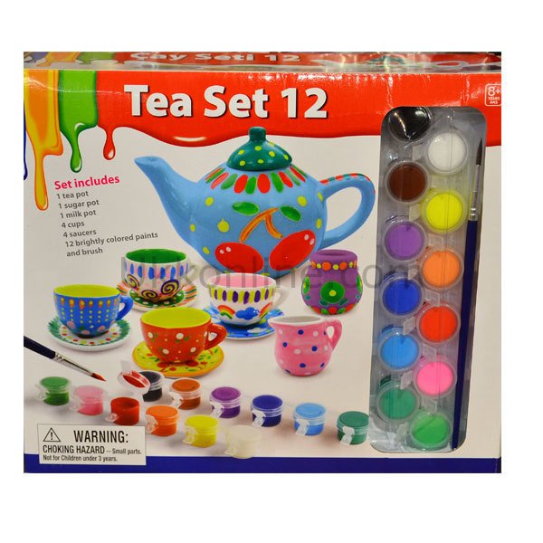 63-CH-DIY KUT.ÇAY SET BOYAMA OYUNU