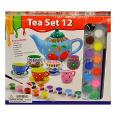 63-CH-DIY KUT.ÇAY SET BOYAMA OYUNU