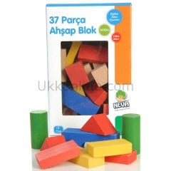 681420 AHŞAP MİNİ BLOK 37 PCS