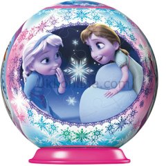 RPL119134 54pcs PUZBALL WD FROZEN Puzzle /3 boyutlu plastik /Ravensburger