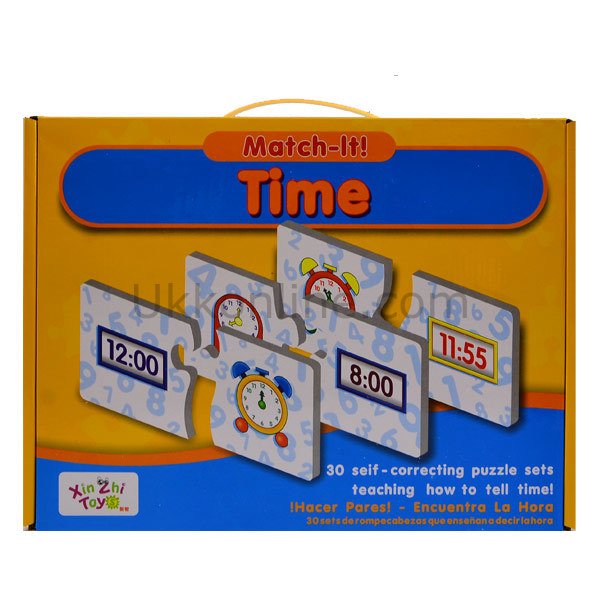 55081 KARTON PUZZLE SAAT ÖĞRENME PUZZLE