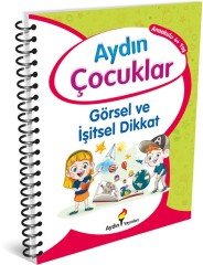 Aydın Çocuklar 4 Yaş Etkinlik Kitabım Görsel ve İşitsel Dikkat