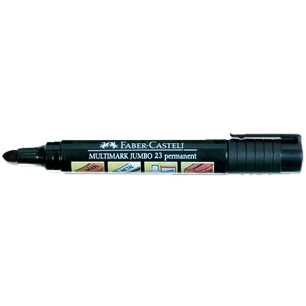 FABER MARKÖR YUVARLAK UÇ 23 JUMBO SİYAH