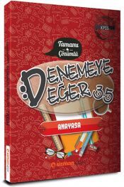 2017 KPSS Denemeye Değer Tamamı Çözümlü 35 Anayasa Uzman Kariyer Yayınları