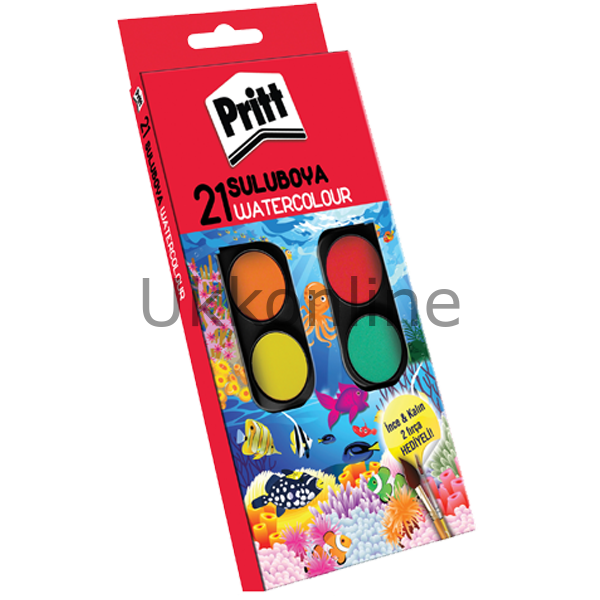 PRİTT SULUBOYA 21 RENK BÜYÜK TABLET