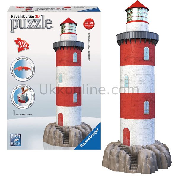 RPB125654 3D DENİZ FENERİ 3D Puzzle /Ravensburger