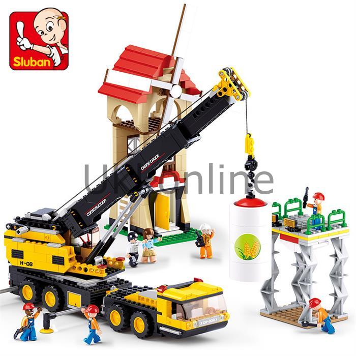 Sluban B0553 Construction Vinç 767 Parça