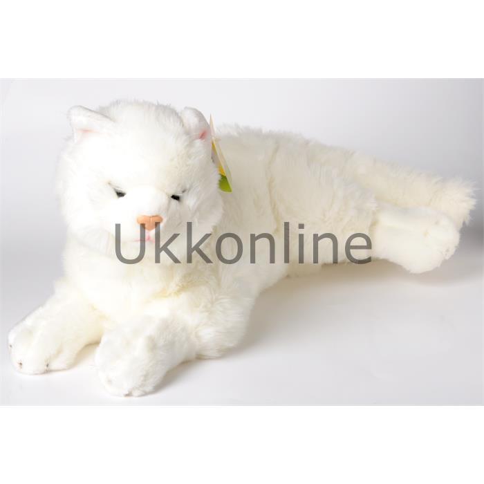 Başel Peluş Beyaz Kedi 45 cm