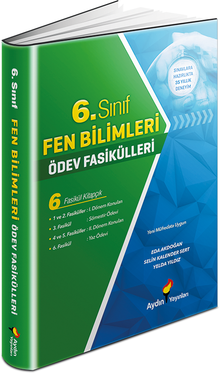 Ortaokul 6 Fen Bilimleri Ödev Fasikülleri Aydın Yayınları