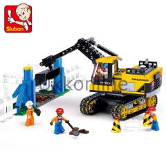 Sluban B0551 Construction Ekskavatör 614 Parça