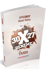 2017 KPSS Genel Kültür Tarih 30x27 Deneme Puan Akademi Yayınları