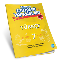 KARACA Çalışma Yaprakları Türkçe 7