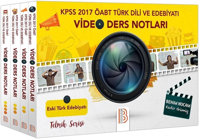 Benim Hocam Yayınları 2017 KPSS ÖABT Türk Dili ve Edebiyatı Öğretmenliği Video Ders Notları