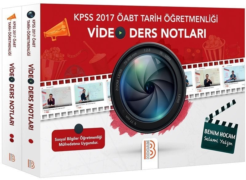 Benim Hocam Yayınları 2017 KPSS ÖABT Tarih Öğretmenliği Video Ders Notları