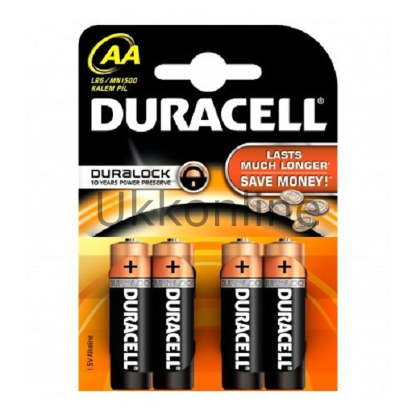 DURACELL ALKALİN KALEM PİL AA 4 LÜ