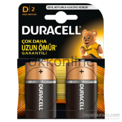 DURACELL ALKALİN PİL ORTA  C 2 Lİ