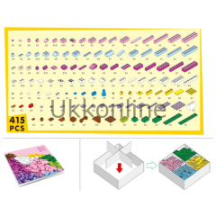 Sluban B0503 Kiddy Bricks Karışık Blok 415 Parça