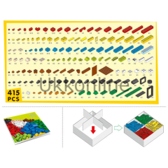 Sluban B0502 Kiddy Bricks Karışık Blok 415 Parça