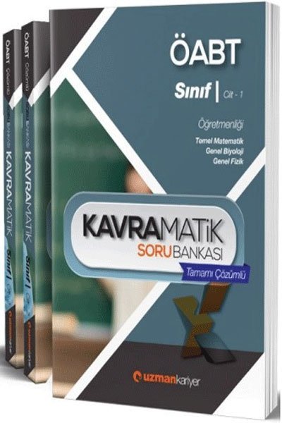 Uzman Kariyer 2017 ÖABT Sınıf Öğretmenliği 3 Cilt Kavramatik Tamamı Çözümlü Soru Bankası