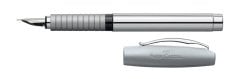 Faber - Castell Basic Metal Dolmakalem Parlak Gümüş (M)