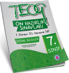 7. Sınıf TEOG Ön Hazırlık Sosyal Bilgiler 5'li Deneme Seti 1