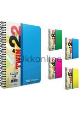 GIPTA TWİN 2+2 SPR. PP KPK A4 160 YP DEFTER