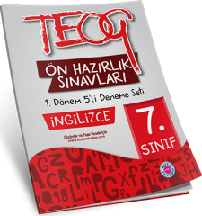 7. Sınıf TEOG Ön Hazırlık İngilizce 5'li Deneme Seti 1