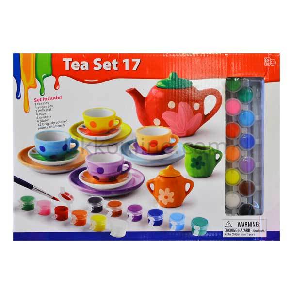 17-CH-DIY KUT.ÇAY SET BOYAMA OYUNU
