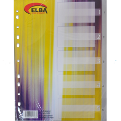 BAFİX SEPERATOR PLASTİK 1-5 RAKAMLI