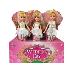 WG-11360 KULAHLI 11 ,5 İNCH GELİN BEBEK