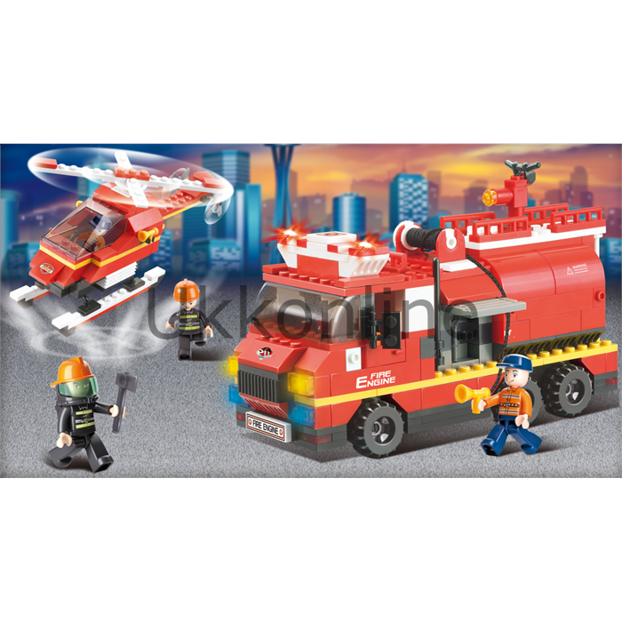 Sluban B0222 Fire Alarm İtfaiye Seti 409 Parça