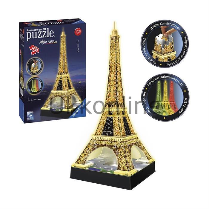 Ravensburger 3D Puzzle Eyfel-Night