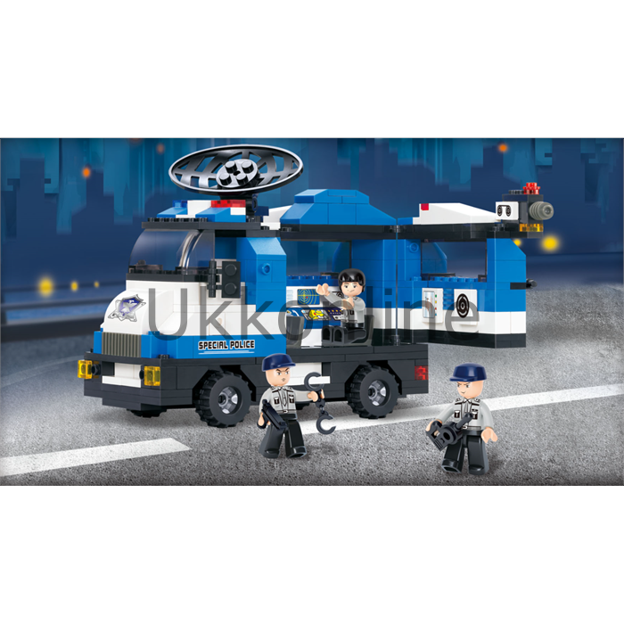 Sluban B0187 Police Mobil Kumanda Merkezi 265 Parça