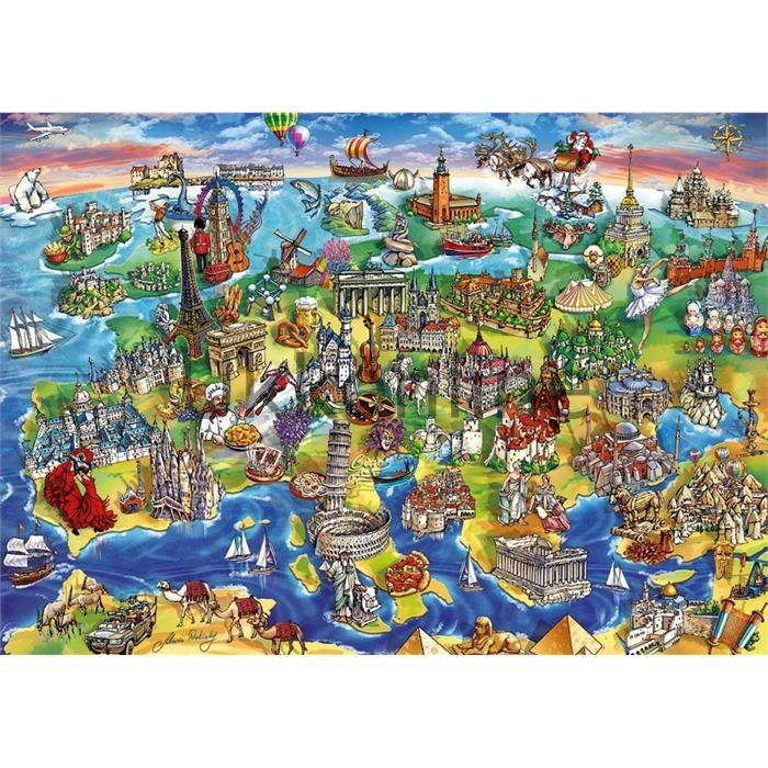Educa 1000 Puzzle 16752 European World