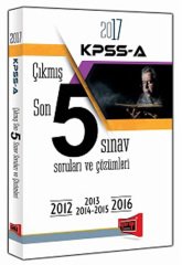 2017 KPSS A Grubu Çıkmış Son 5 Sınav Soruları ve Çözümleri Yargı Yayınları