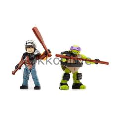Mattel DMX52 Mega Blocks Ninja Donnies Race Car