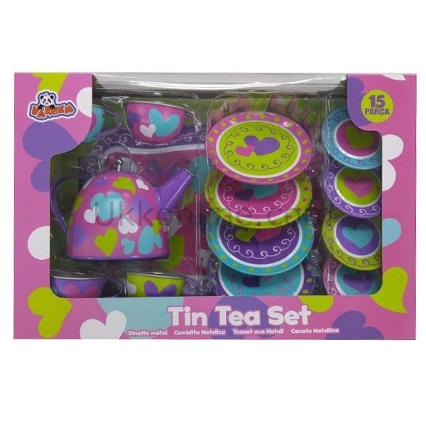 41058/73/10729W KUT.METAL ÇAY SET  15PCS