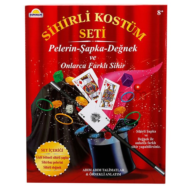 5214 SUN SİHİRBAZ SET KOSTÜM SETİ-EDY