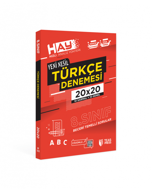 8.SINIF TÜRKÇE BRANŞ DENEMESİ TEAS PRESS YAYINLARI