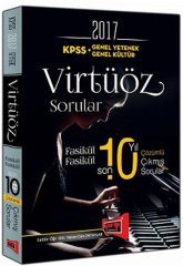 2017 KPSS Genel Yetenek Genel Kültür Virtüöz Son 10 Yıl Çözümlü Fasikül Fasikül Çıkmış Sorular Yargı Yayınları