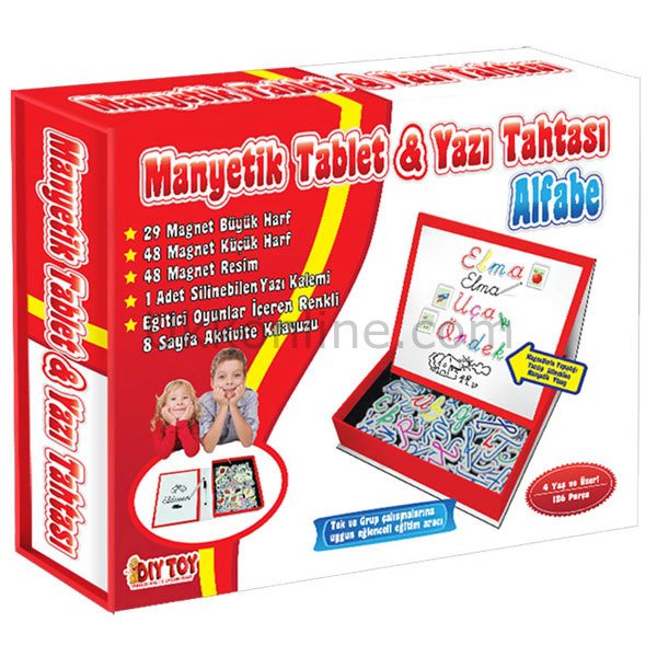 7910 MANYETİK TABLET ALFABE SETİ