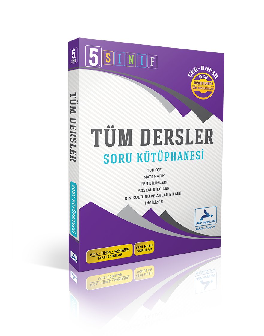 5.Sınıf Paraf Yayınları Tüm Dersler Soru Kütüphanesi