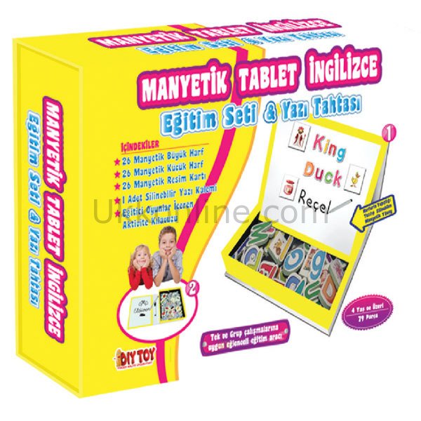 1147 MANYETİK TABLET İNGİLİZCE SETİ