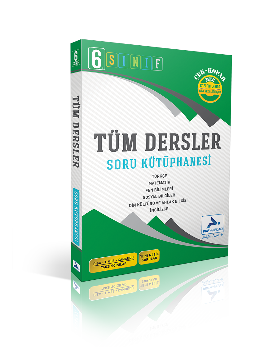 6. Sınıf  Paraf Yayınları Tüm Dersler Soru Kütüphanesi