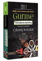 2017 KPSS Genel Yetenek Genel Kültür Gurme Konularına Ayrılmış Tamamı Çözümlü Çıkmış Sorular Yargı Yayınları