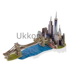 Educa 3D Ahşap Puzzle 17000 Monument Manhattan Dream