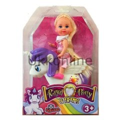 87194 PVC KUTULU 11 CM SEVİMLİ AT VE9 CM BEBEK