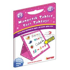8512 MANYETİK TABLET YAZI TAHTASI PEMBE